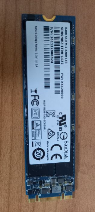 Продается Ssd 1 TB