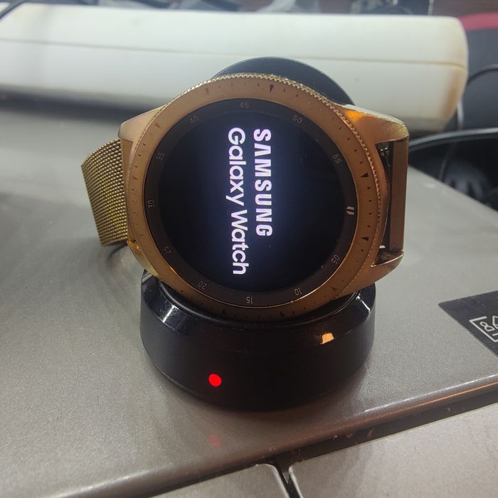 Ceas de damă Samsung Galaxy Watch Smartwatch Auriu Gold Rose Roz