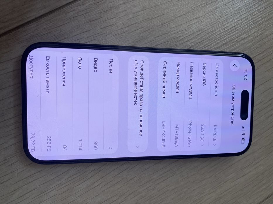 Продаётся айфон 15 про 256 gb iphone 15 pro