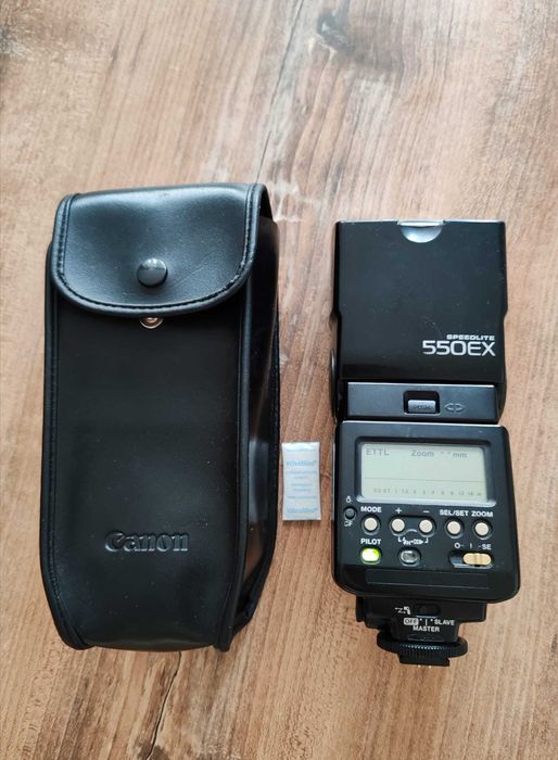 Flash, Blitz, Canon Speedlite 550ex + transmitter ST-E2