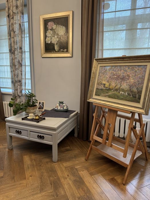 Чайный стол из массива дуба