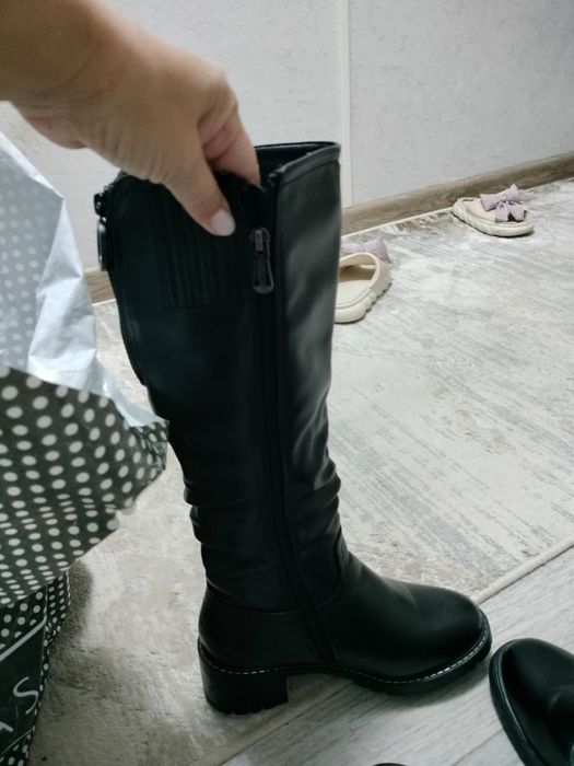 Сапоги кожа зам продам