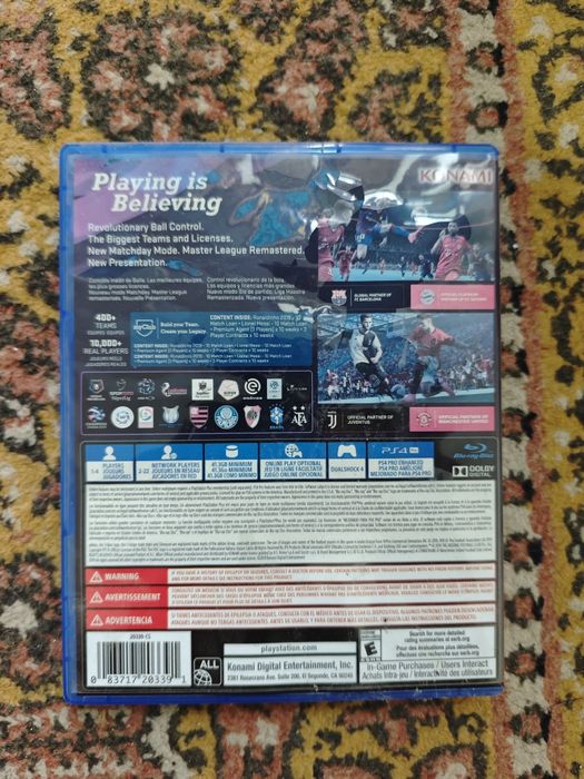 Pes2020 disk argilam