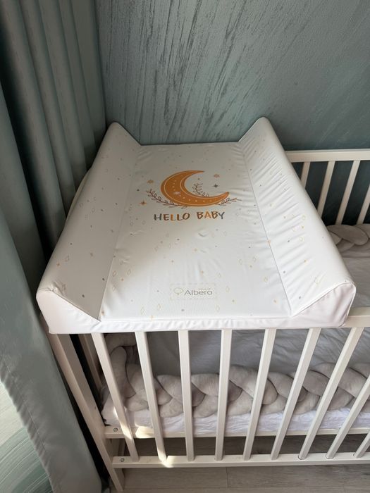 Pătuț bebeluși - echipat cu saltea bambus