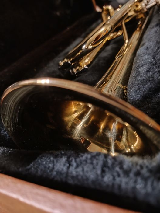 Trompeta Maxtone 1970 Bb – Gold Lacquer –  Nouă + Hard Case