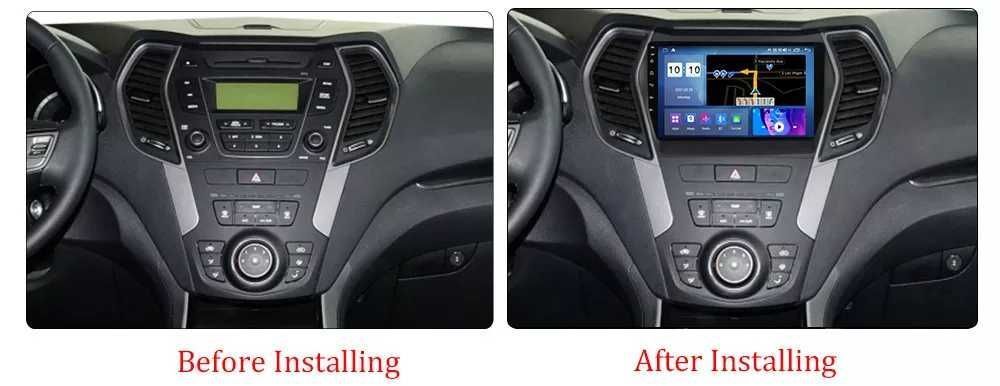 Navigatie Android 14 Hyundai Santa Fe IX45 2013+ 1/8 Gb CarPlay CAMERA