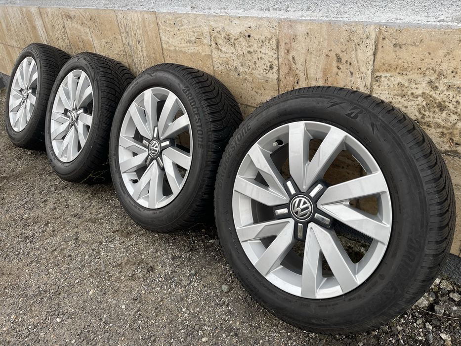 Jante Roți 16 VW Passat Caddy Golf 5 6 7 8 Anvelope iarna 205 55 R16