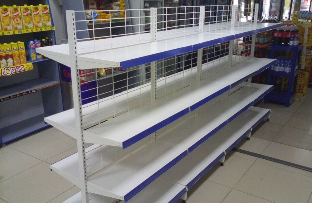 Стеллаж металлический сборный, полка стеллаж, полка металлическая alts