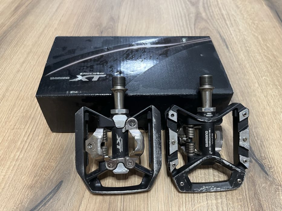 Shimano XT RD-T8000 SPD комбинирани педали 414 гр леки MTB