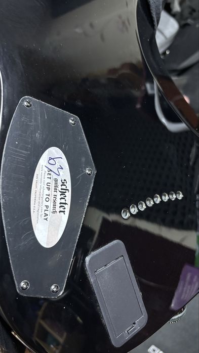 Электрогитара, 8 струн, Schecter HELLRAISER C-8 BLK
