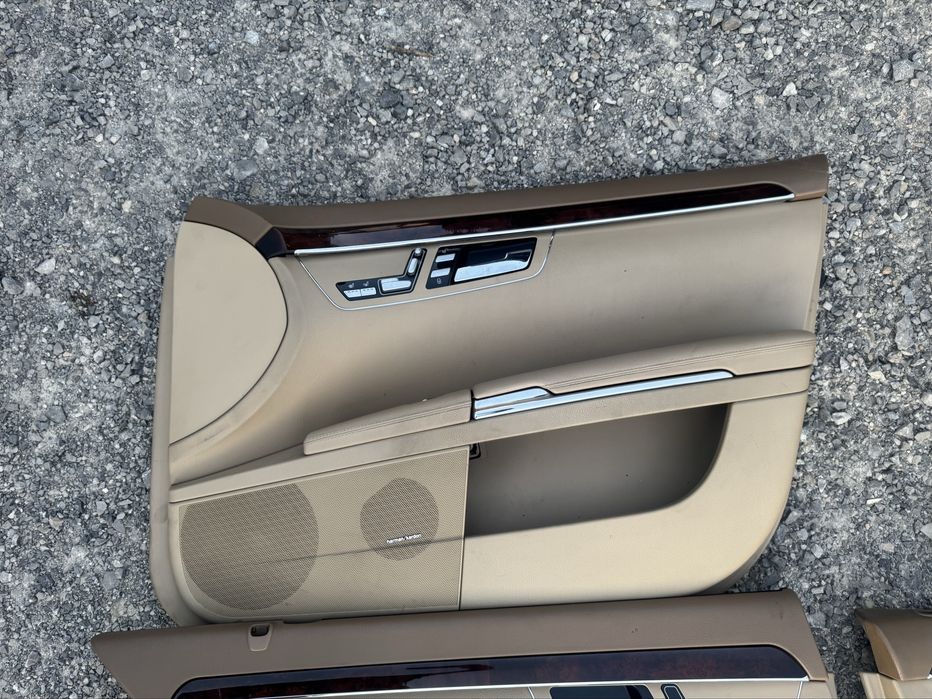 Бежови кори за Mercedes W221 Long