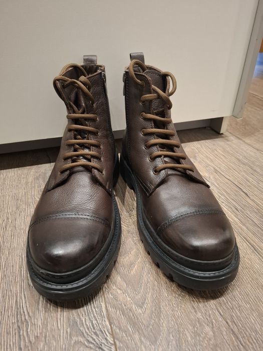 Мъжки зимни боти от естествена кожа 42