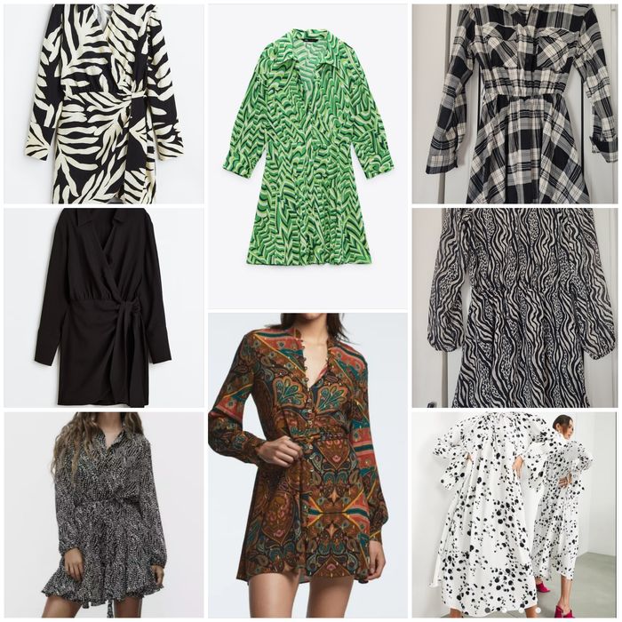 Дамски рокли Zara , HM