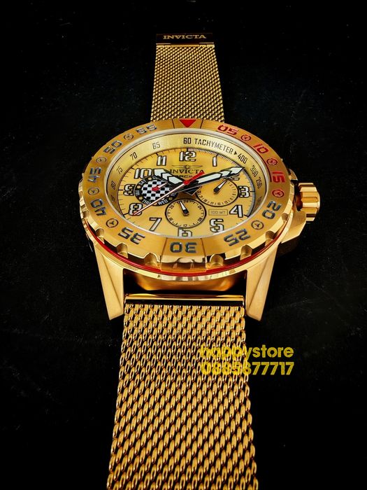 INVICTA Racing Gold 48 mm, Инвикта нов ръчен часовник