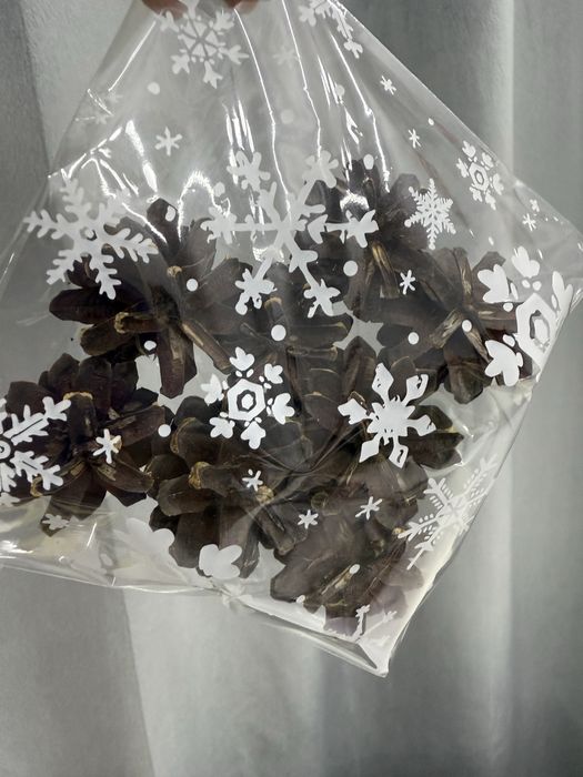 Шишки декор наборы 10 шт