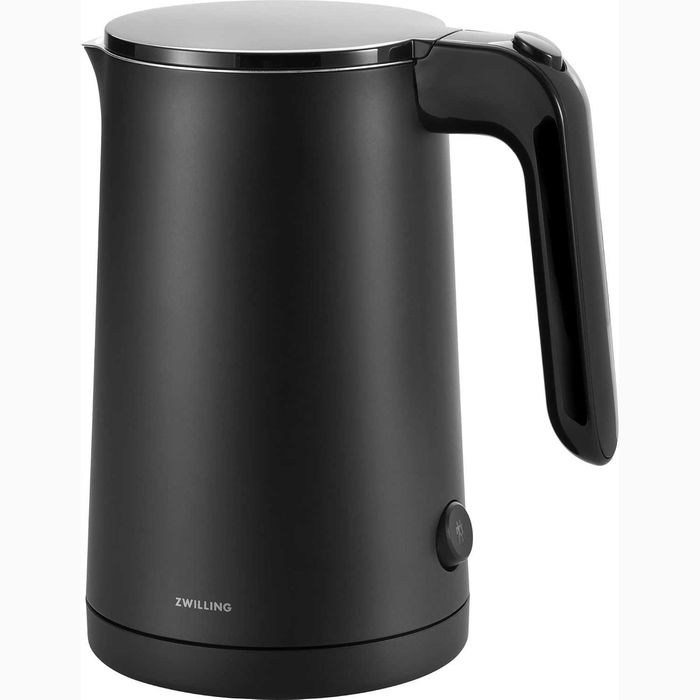 Електрическа кана ZWILLING Enfinigy Cool Touch 1 литър, безжична кана за чай и топла вода - черна