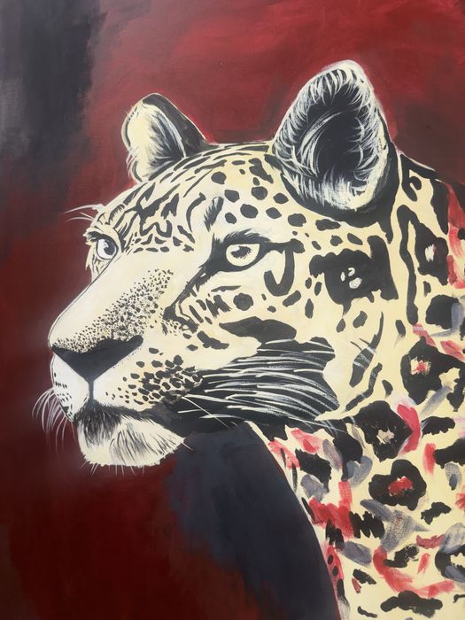 Картина “леопард”