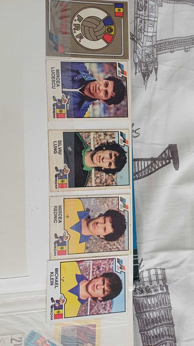 Echipa Romaniei de la Euro 1984 Panini