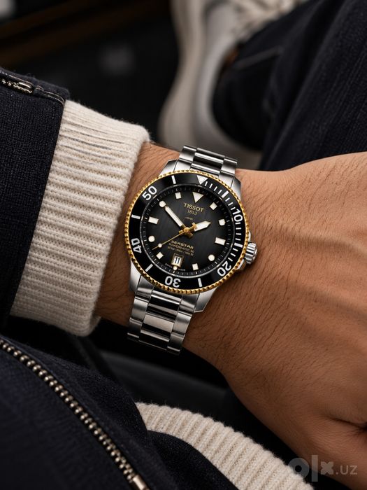 Rolex datejust — black dial watch