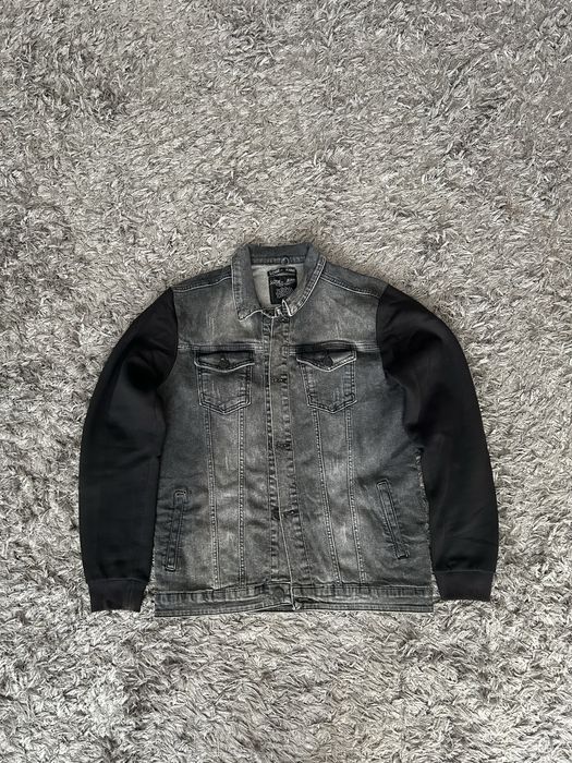 geaca de blug gri y2k