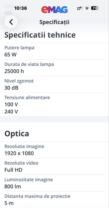 Videoproiector Smart Xgimi Elfin Stand Sigilat