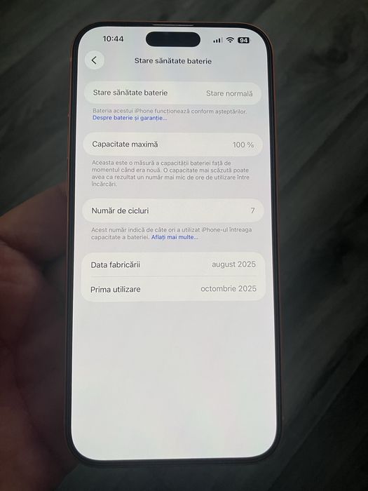 iPhone 17 Pro Max Orange Cosmic, Garantie, 256Gb