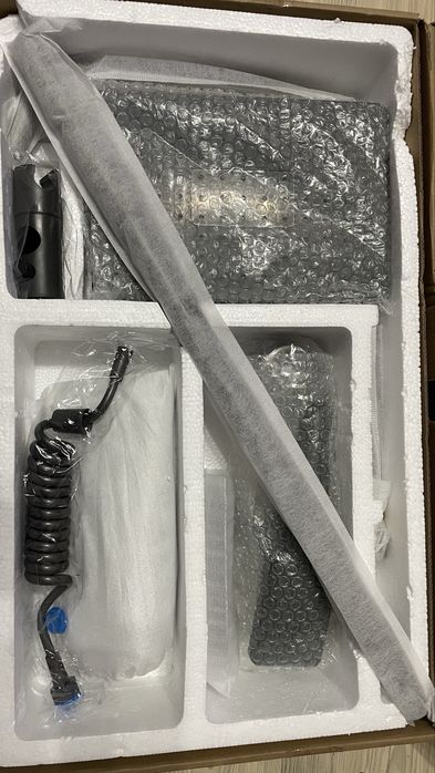 Sistem dus complet gri metalizat