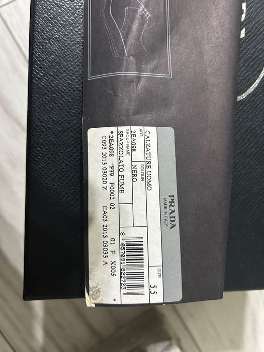 Pantofi bărbați Prada Milano