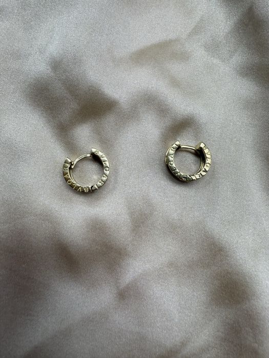 Золотые серьги Булгари