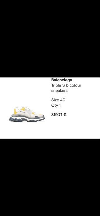 Sneakers Balenciaga Triple S