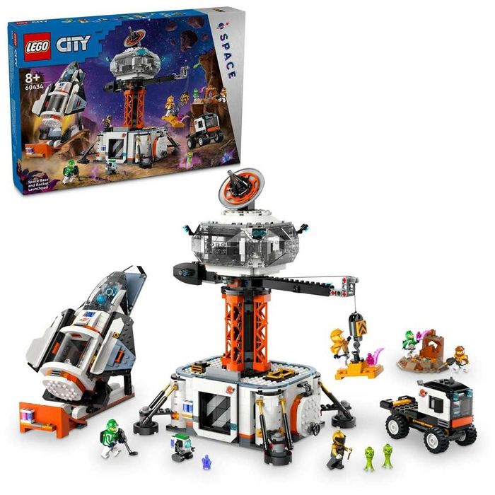 LEGO City 60434 Bază spațială - Asamblat o singură dată, complet.