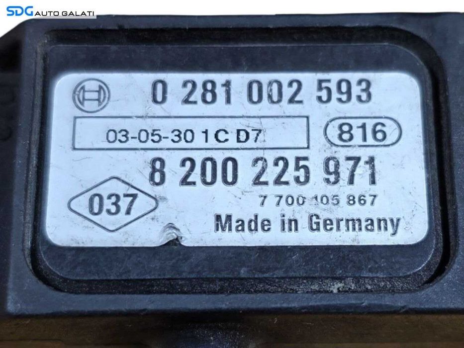 Senzor Presiune Aer Renault Trafic 2 1.9 DCI 2001 - 2014 Cod 8200225971 0281002593 [N4944]