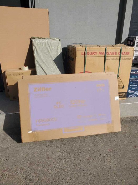 Телевизор ZIFFLER 65 4K QLED 120Hz Google TV (2025 новинки) + доставка