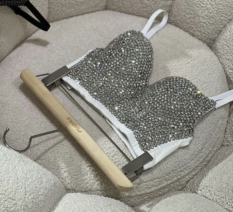 Корсет с кристаллами