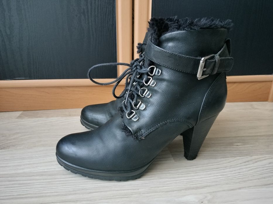 Botine dama din piele naturală mărime 39