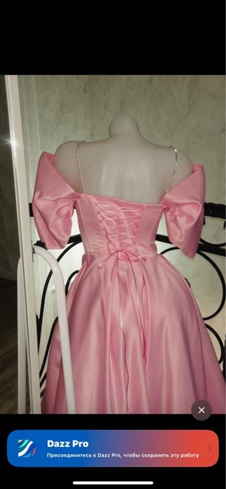 Пышное платье-миди на выпускной