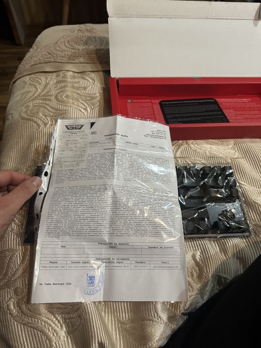 Механична клавиатура Hyperx Alloy Fps Pro Blue switch