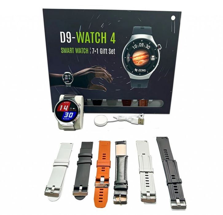 D9-Watch 4 - Интелигентният часовник 7 в 1 с елегантен дизайн и мощни