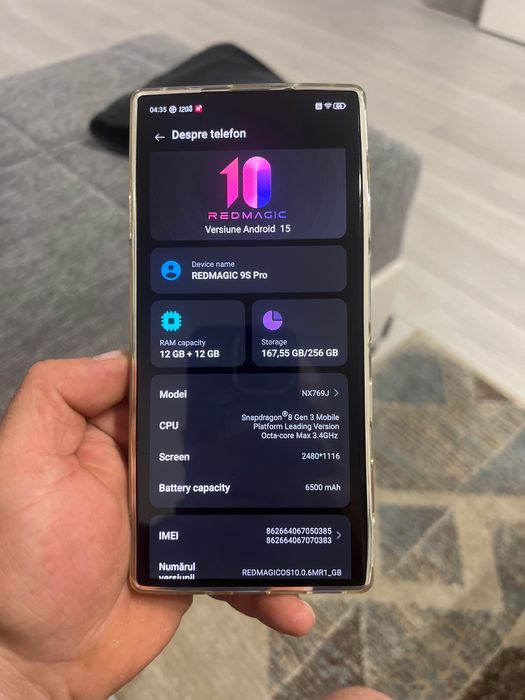 Vand ZTE Nubia Red Magic 9s pro