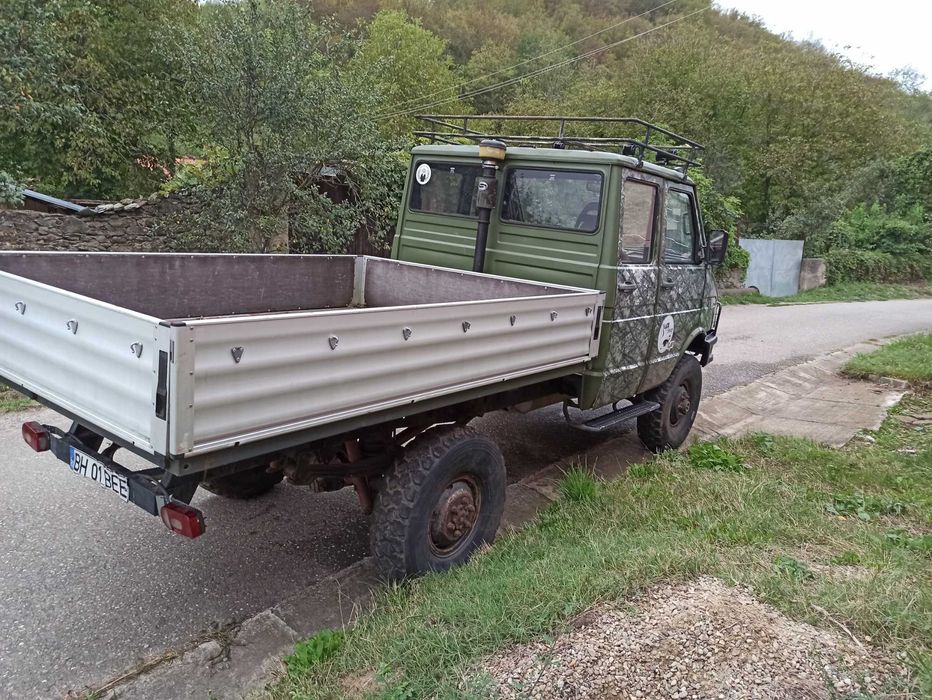 Iveco Daily 40.10 Allrad 4x4 cu reductor,cabină dublă și platformă