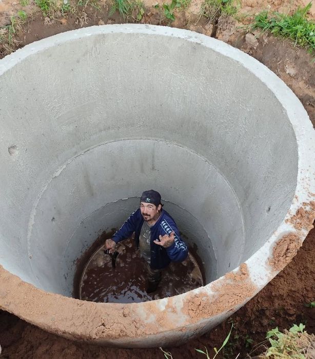 Септик траншей туалет