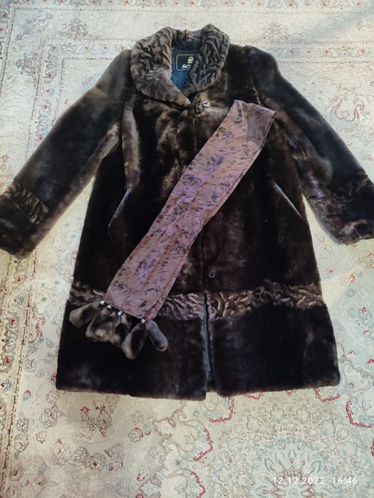Шуба мутоновая новая