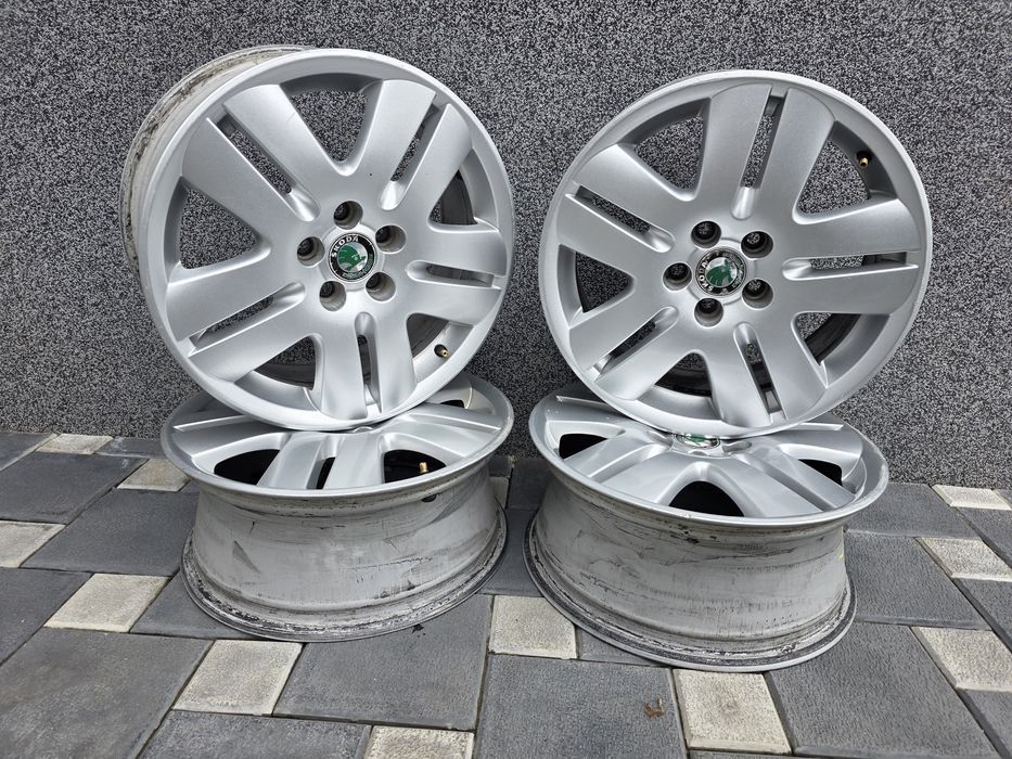 Jante aliaj 16 5x100 skoda fabia roomster golf 4 polo seat ibiza