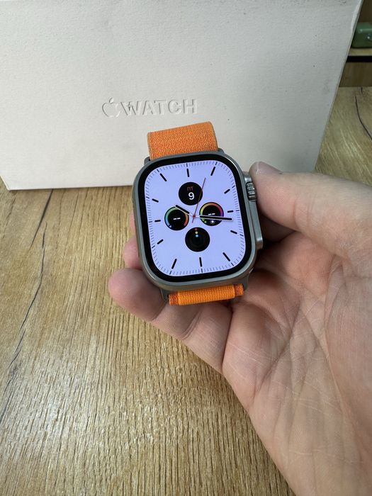 Apple watch ultra 1 orange 100%