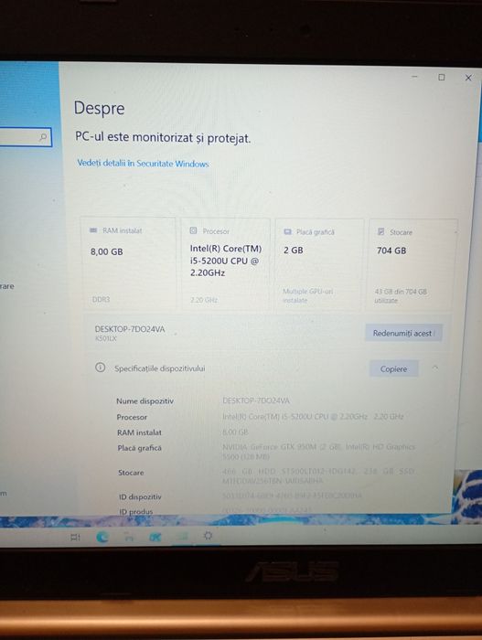 Vând laptop i5 Gaming preț 800 lei