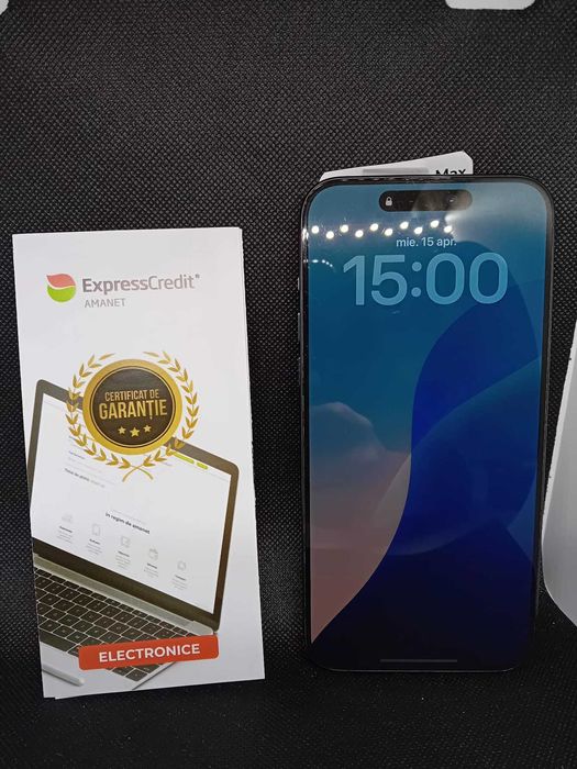 Iphone 15 Pro Max 86% sanatate baterie (B.33563 AG31 Barboi) Garantie 2 ani!