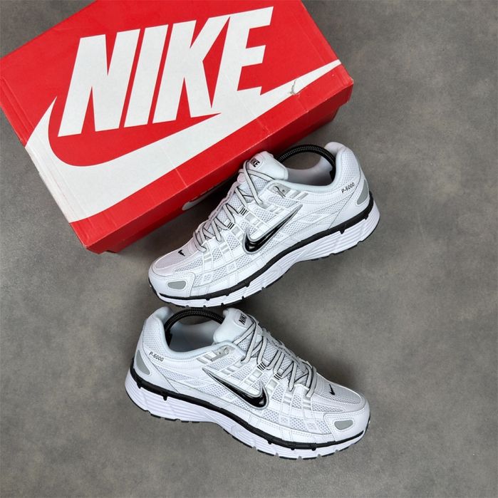 Nike P-6000 'White Metallic Silver Flat Silver'