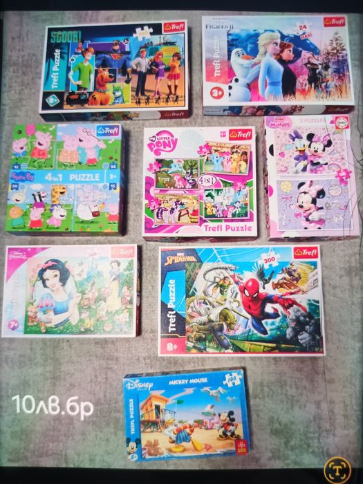 Детски пъзели Disney