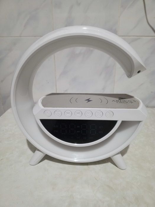 Светильник колонка умный ВТ3401 с беспроводной зарядкой