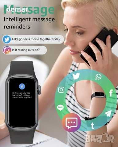 IMFRCHCS Смарт часовник 1,47" цял екран IP68 водоустойчив Android iOS